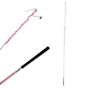 Tough 1 Lunge Line Whip Extra Long 90" + 97" Lash Golf Grip Pink Horse Crop New